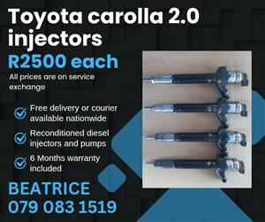 TOYOTA CAROLLA 2.0 INJECTORS FOR SALE 