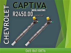 CHEVROLET CAPTIVA D DIESEL INJECTORS FOR SALE OR RECON SAME DAY