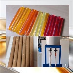 Free start up raw materials for the next 3 machines sold. Includes plastic tubin