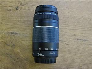Canon EF 75 to 300mm f4.0-5.6 III Lens - LIKE NEW
