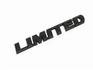 Matt Black "limited edition" Sticker Badge (14x2cm)