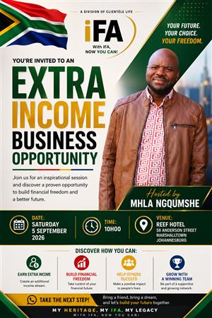 Distributors needed around Johannesburg 