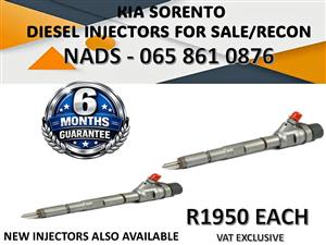 KIA SORENTO DIESEL IMJECTORS FOR SALE / RECON WITH WARRANTY THOHOYANDOU