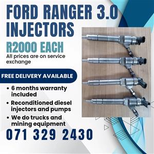 FORD RANGER 3.0 INJECTORS FOR SALE WITH WARRANTY 