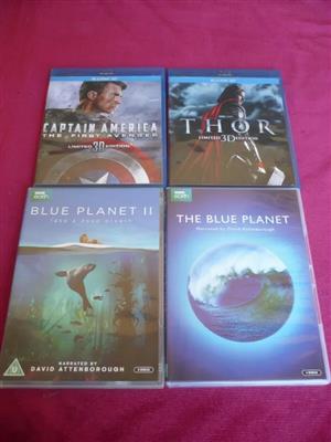 Blue Ray Limited Edition 3D Movies & Blue Planet box