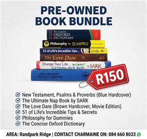 Bundle of 6 books for sale