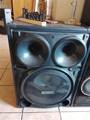 Supersonic SX-115T speakers with built in Amp