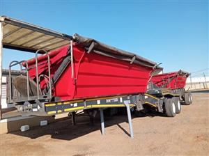 LEADER Side-Tipper Links Trailer 25m³  2021  