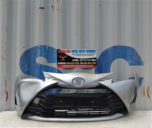 Toyota Yaris facelift front bumper with bumper grill