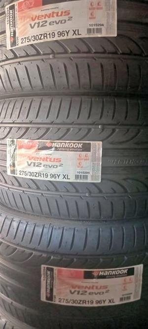 Set of 4x Hankook Ventus 12 Evo2 Tyres