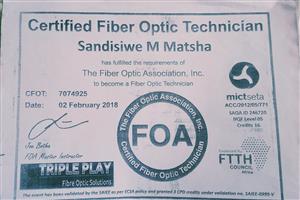 Fibre optic Technician  (Splicer) 