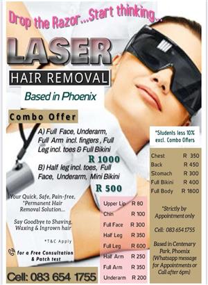 Laser Hair Removal in South Africa | Junk Mail