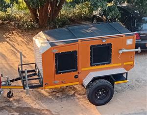 Camp trailer, good condition, licence and papers in order.