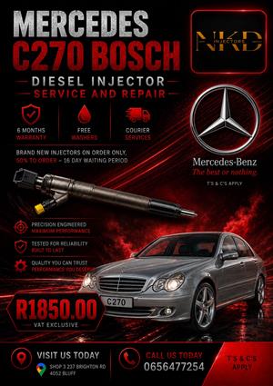 Service_your_Mercedez_Benz_C270_Bosch_Diesel_Injectors_NKD