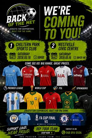 Back Of The Net (Suppliers of Soccer Shirts)