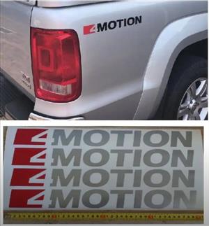 VW Amarok 4Motion side stickers decals
