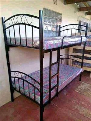 Metal double Bunk and Trybunk