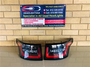 Range Rover Sport L494 left and right side taillights 