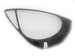 Carbon Look Headlight Guard Suitable to fit Ford Ka