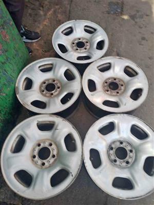 Original 16inches Bakkie Steel Rims With Sensors
