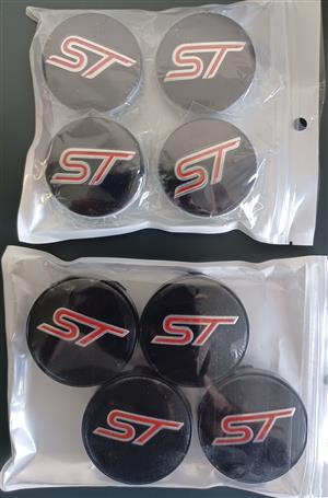 Ford ST Wheel centre caps badges