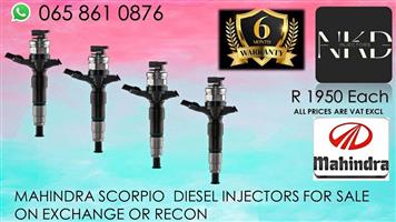 MAHINDRA SCORPIO DIESEL INJECTORS FRO SALE WITH TEST REPORTS