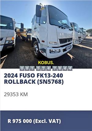 2024 FUSO FK13.240 ROLLBACK 