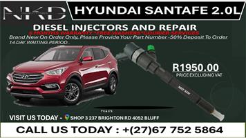 Hyundai Santafe 2.0L Diesel Injectors on Recondition