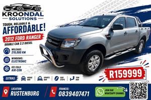 2012 Ford Ranger Double Cab 2.2 Diesel