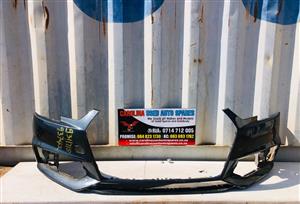 Audi A4/B9 S-line front bumper with pdc holes (2017-2019)