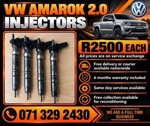 VW AMAROK 2.0 INJECTORS FOR SALE WITH WARRANTY 