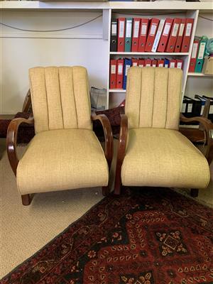 Armchairs - a pair of small vintage chairs  in perfect condition 