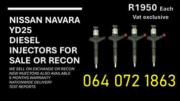 NAVARA YD2.5 - RECON DIESEL INJECTORS FOR SALE
