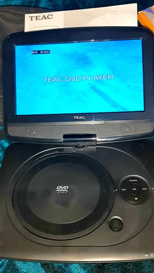 TEAC Portable DVD Player With charger,manual and carry bag