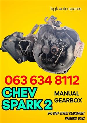 Chev spark 2 manual gearbox