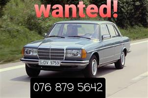Older Benzes wanted