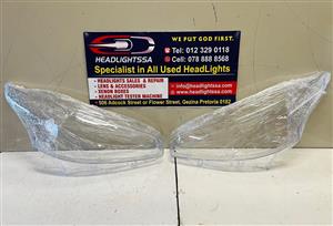 Peugeot 208 left and right side headlight replacement lens 