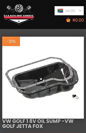 VW GOLF 1 8V OIL SUMP -VW GOLF JETTA FOX