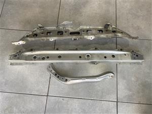 2009 TOYOTA YARIS RADIATOR SUPPORTS AND RIGHT SIDE HEADLIGHT BRACKET FOR SALE.