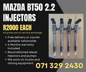 MAZDA BT50 2.2 INJECTORS FOR SALE WITH WARRANTY INCLUDED 