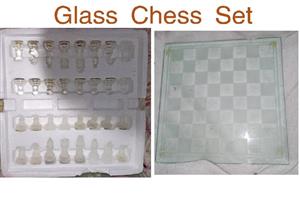 Glass Chess Set 