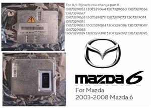 2003  - 08 Mazda 6 Headlight Xenon Ballast module