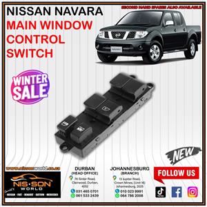 NISSAN NAVARA MAIN WINDOW CONTROL SWITCH
