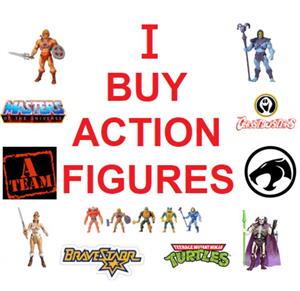 I buy vintage action figures thundercats masters of the universe teenage mutant 